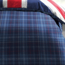 Reversible Proud Union Jack Duvet Set - Blue / King - thumbnail 3
