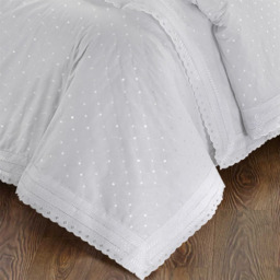 Highgrove Duvet Cover Set Bedding - White / Superking - thumbnail 4