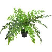 Luxury Foliage Artificial Evergreen Fern Plant - Wide Fern