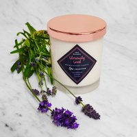 Lavender and Ylang Ylang Aromatherapy Naturally Scented Candle - White - image 1