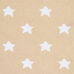 Cotton Stars Ready Made Eyelet Curtain Pair - Beige / 228cm / 117cm - thumbnail 4