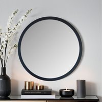 Classic Round Wall Mirror - Black / 70 x 70cm - image 1
