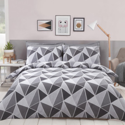 Leo Duvet Set - Grey / King - thumbnail 2