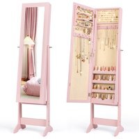 2-in-1 Jewellery Cabinet - Pink