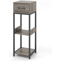 3-Tier Indoor Tall Plant Stand - Grey - image 1
