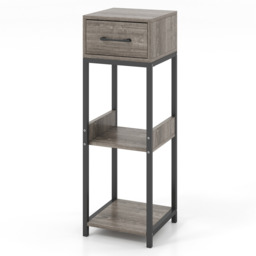 3-Tier Indoor Tall Plant Stand - Grey - thumbnail 2