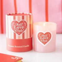 Self Love Club Coconut Candle Paraffin Wax Gift - Red - image 1