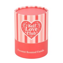 Self Love Club Coconut Candle Paraffin Wax Gift - Red - thumbnail 3