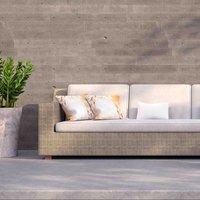 Autumn Leaves Outdoor Cushion - Brown / 60cm - thumbnail 1