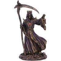 Deathly Crown King Skeletal Reaper Figurine - 21.3cm