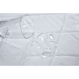 Waterproof Quilted Mattress Cover Multi Size - White / 50cm / Single - thumbnail 2