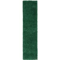 Super Soft Dark Shaggy Living Area Rug - Forest Green / 240 x 60cm - image 1