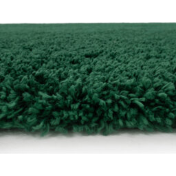 Super Soft Dark Shaggy Living Area Rug - Forest Green / 240 x 60cm - thumbnail 3