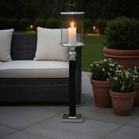Kensington Townhouse Large Black Candle Holder - Black