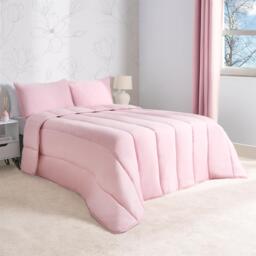 Coverless 10.5 Tog Soft Duvet Set - Blush / 15cm / Single - thumbnail 2