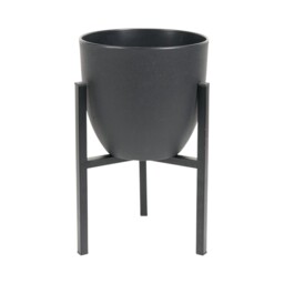 Planter on Stand - Black - thumbnail 2