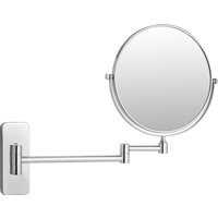Vanity Mirror, Round, Double Sided, With Magnification - Silver - image 1