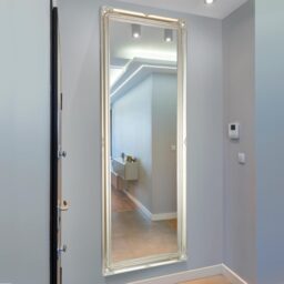 MirrorOutlet Large Silver Shabby Chic Ornate Big Wall Mirror 198cm X 75cm - Grey - thumbnail 3