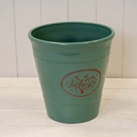 Green Rounded Love Heart Tree Recycled Plastic Planter - Green