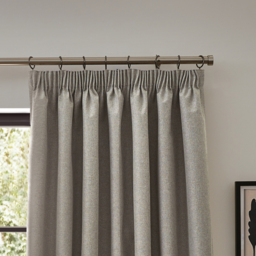 Dawn Blackout Pencil Pleat Curtains - Linen / 229cm - thumbnail 5