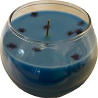 Bluebell Scented Organic Wax Bowl Candle - Blue - image 1