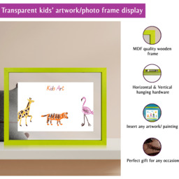 Innoteck Children Artwork Gallery Photo Frame - Light Green - thumbnail 5