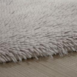 Fluffy Rug Shaggy Floor Mat - Silver / 60cm - thumbnail 3