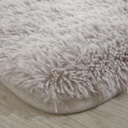 Fluffy Rug Shaggy Floor Mat - Silver / 60cm - thumbnail 2