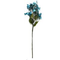 Artificial Wild Hydrangea Flower Stem - Teal - thumbnail 1
