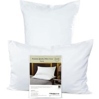 Microfiber White Pillowcases - White / 4