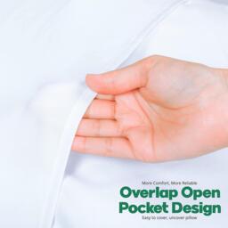 Microfiber White Pillowcases - White / 4 - thumbnail 2