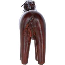 Elegant Leather Handcrafted Decorative Horse - Chestnut - thumbnail 5