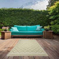Waterproof Outdoor Rug - Brown Diamond - image 1
