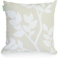 Silhouette Printed Garden Scatter Cushion Cover - Bloom Almond