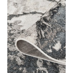Elysium Modern Abstract Living Room Area Rug Metallic Sheen - Huracan-Grey - Grey / 170cm - thumbnail 4