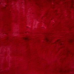 Soft Rabbit Faux Fur Throw - Red - thumbnail 3