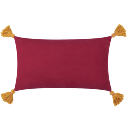 Kalahari Embroidered Velvet Cushion - Multicolour / Polyester - thumbnail 2