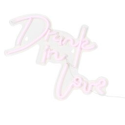 Drunk in Love Neon Sign - Pink - thumbnail 3