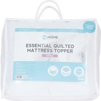 My Home Quilted Mattress Topper - White / Single - image 1