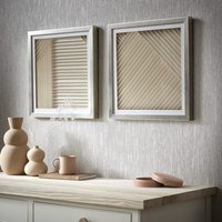 Art for the Home Linear Luxe Metallic Framed Canvas - Soft Gold - image 1