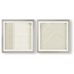 Art for the Home Linear Luxe Metallic Framed Canvas - Soft Gold - thumbnail 2