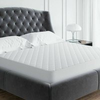 Extra Deep Waterproof Quilted Mattress Protector - White / King