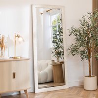 Embossed Stone Effect Bevelled Mirror