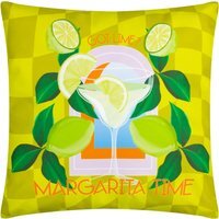 Margarita Abstract Outdoor Cushion Cover - Lime