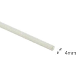 Pack of 5, 4mm Fibreglass Roman Blind Rods Including End Covers - Clear / 210cm - thumbnail 2