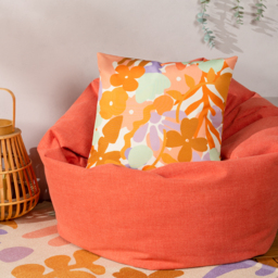 Floral Abstract Outdoor Cushion Cover - Multicolour - thumbnail 4