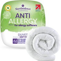 Slumberdown Anti Allergy 4.5 Tog Duvet - White / King