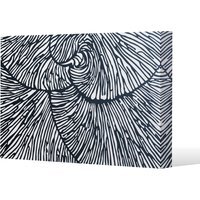 design with natural analogues texture Canvas Print - Black / 51cm / 77cm - image 1
