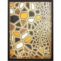 Modello Gold And black Paper Sculpture Wall Art - Multi colour