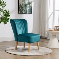 Arezza Velvet Accent Chair - Teal